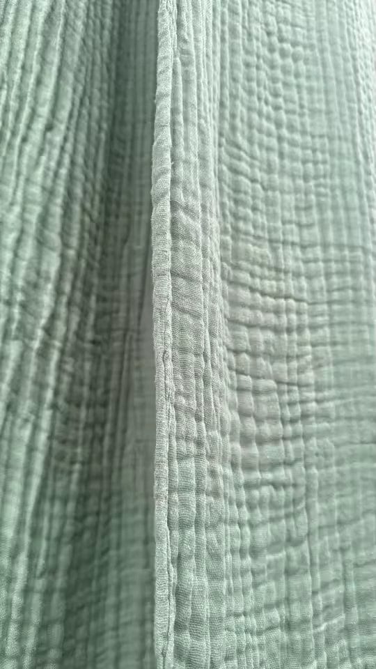 Customer photo review of Musselin-Decke - 100% Bio Musselin Baumwolle