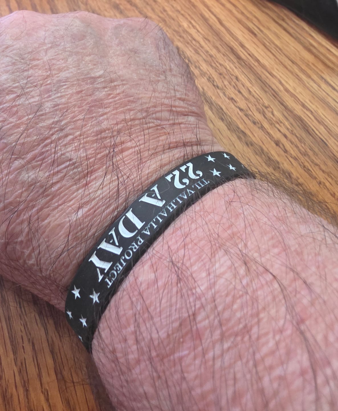 Customer photo review of 22 A Day - Silicone Bracelet