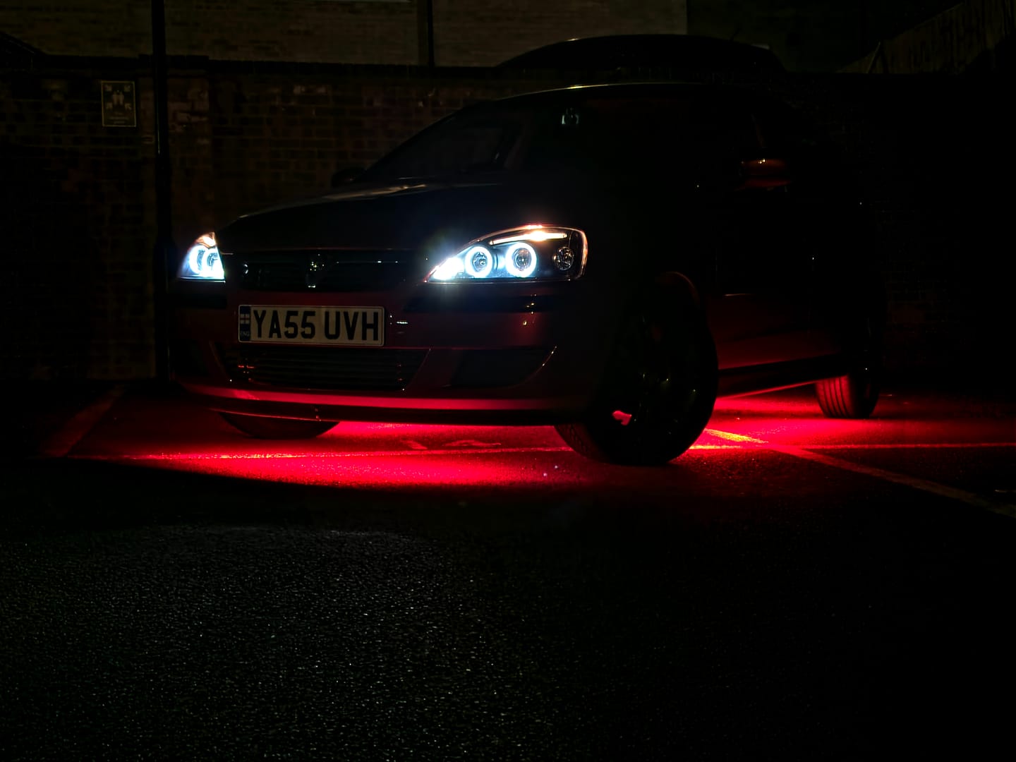 Customer photo review of ELGlow® Universal Car Underglow Kit