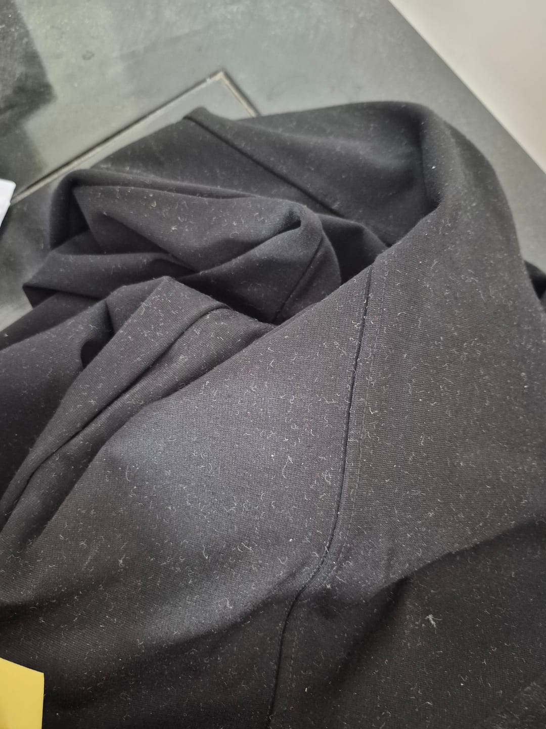 Customer photo review of Women Black 4-Way Stretchable Pants