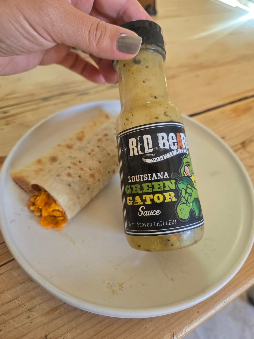 Customer photo review of Louisiana Green Gator Sauce
