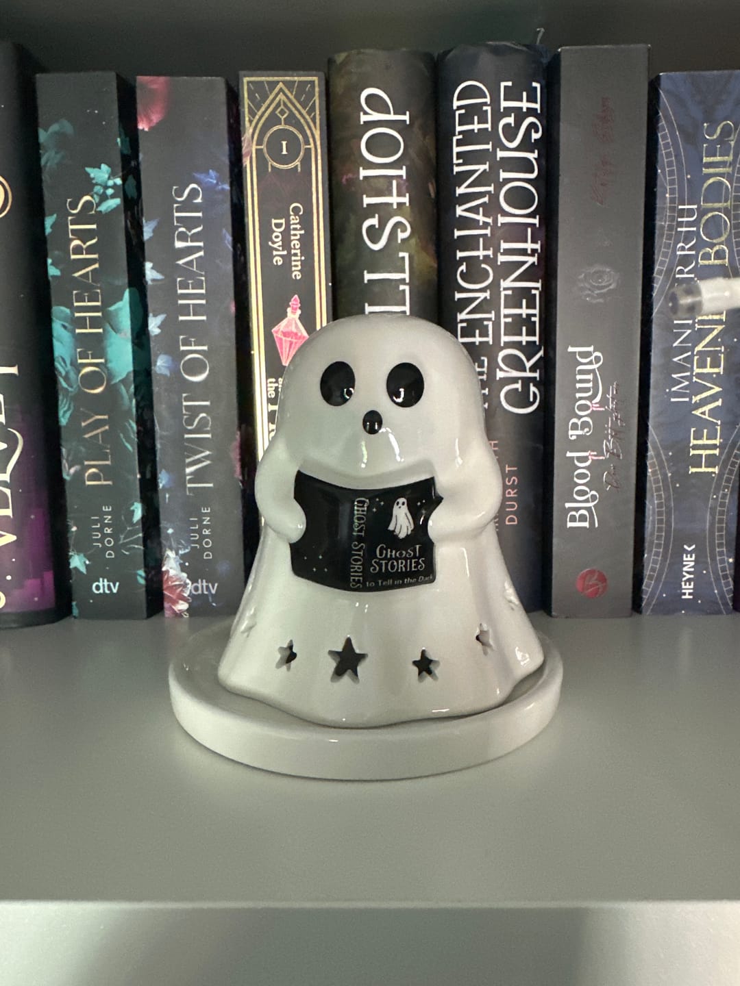 Customer photo review of Geister Teelichthalter / Räucherkegel – Summerween Keramik Deko