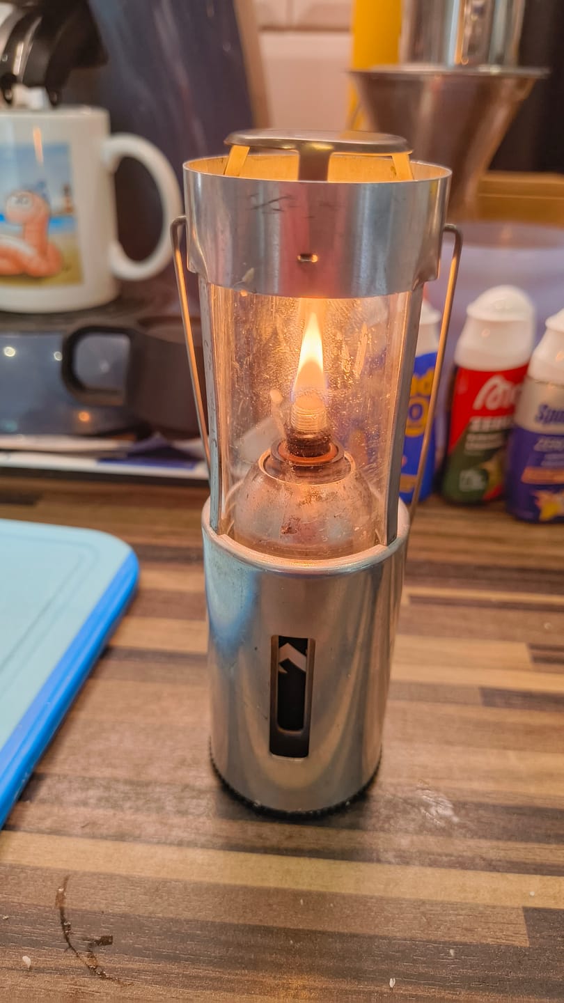 Customer photo review of Oil Inserts for Use with UCO Original Lanterns