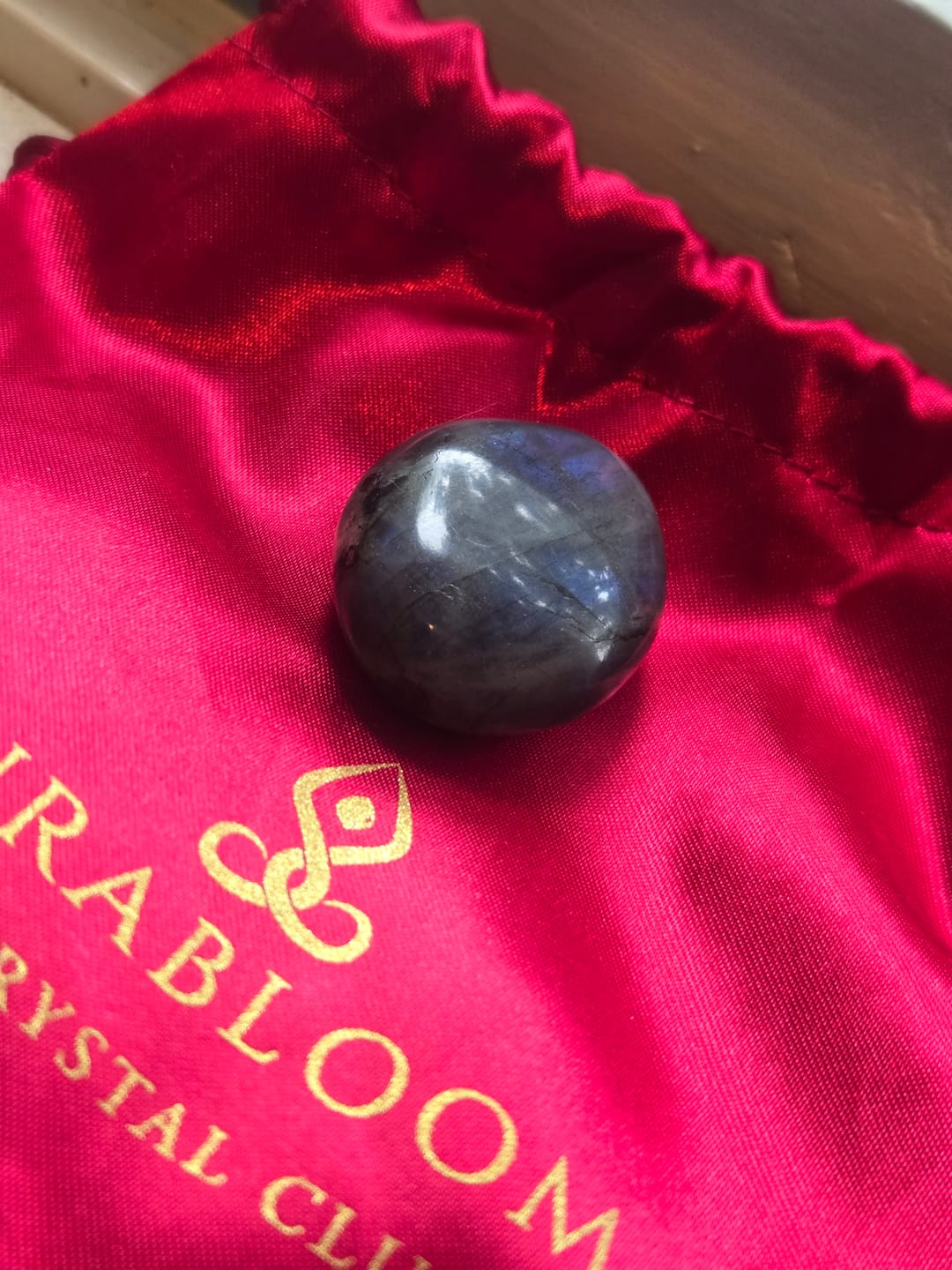 Customer photo review of Labradorite Pocket Stone