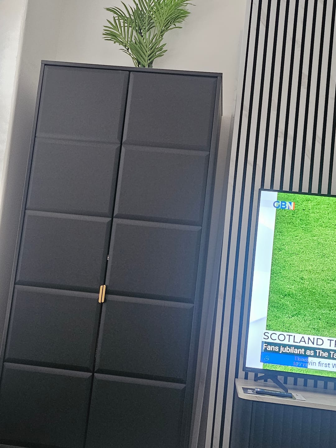 Customer photo review of Acoustic Wall Panel End Trim (Multiple Colours)