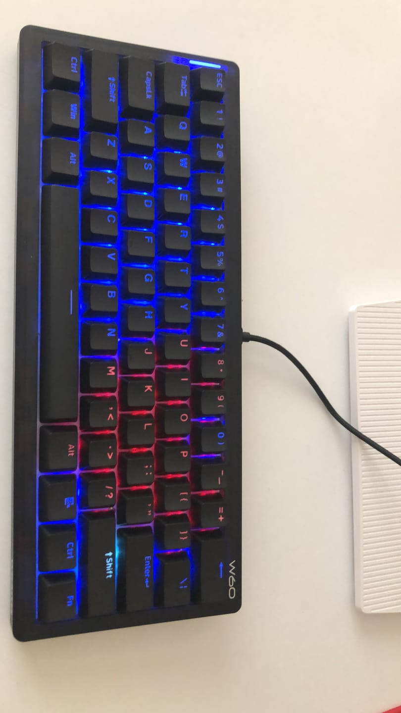 Customer photo review of Wraith W60 Klavye (Manyetik Switch / HE)