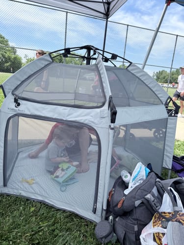 Customer photo review of Pop 'N Go® Playpen