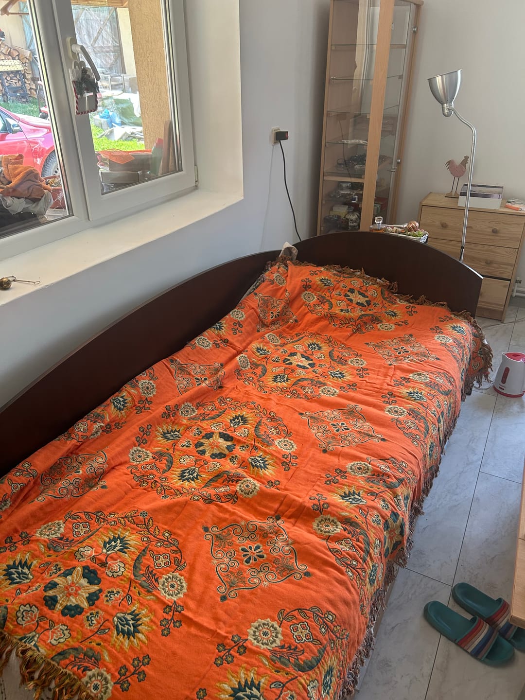 Customer photo review of Cotton Queen Bedcover Sofa Blanket