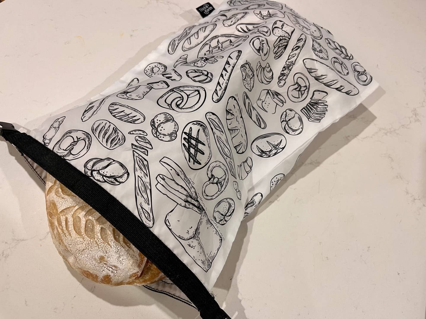 Customer photo review of Bread Bag - White