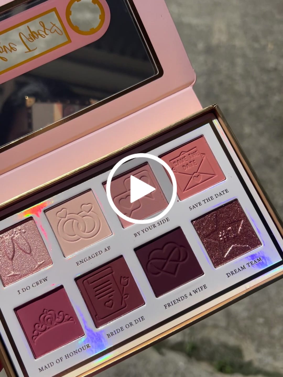 Customer video review of Love Tapes Palette
