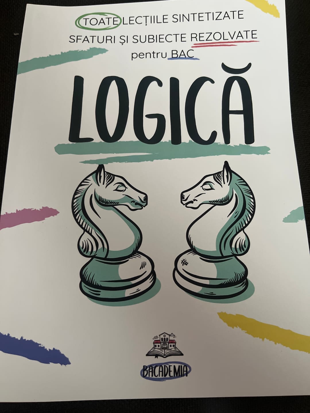 Customer photo review of Carte Logică Bacalaureat Bacademia