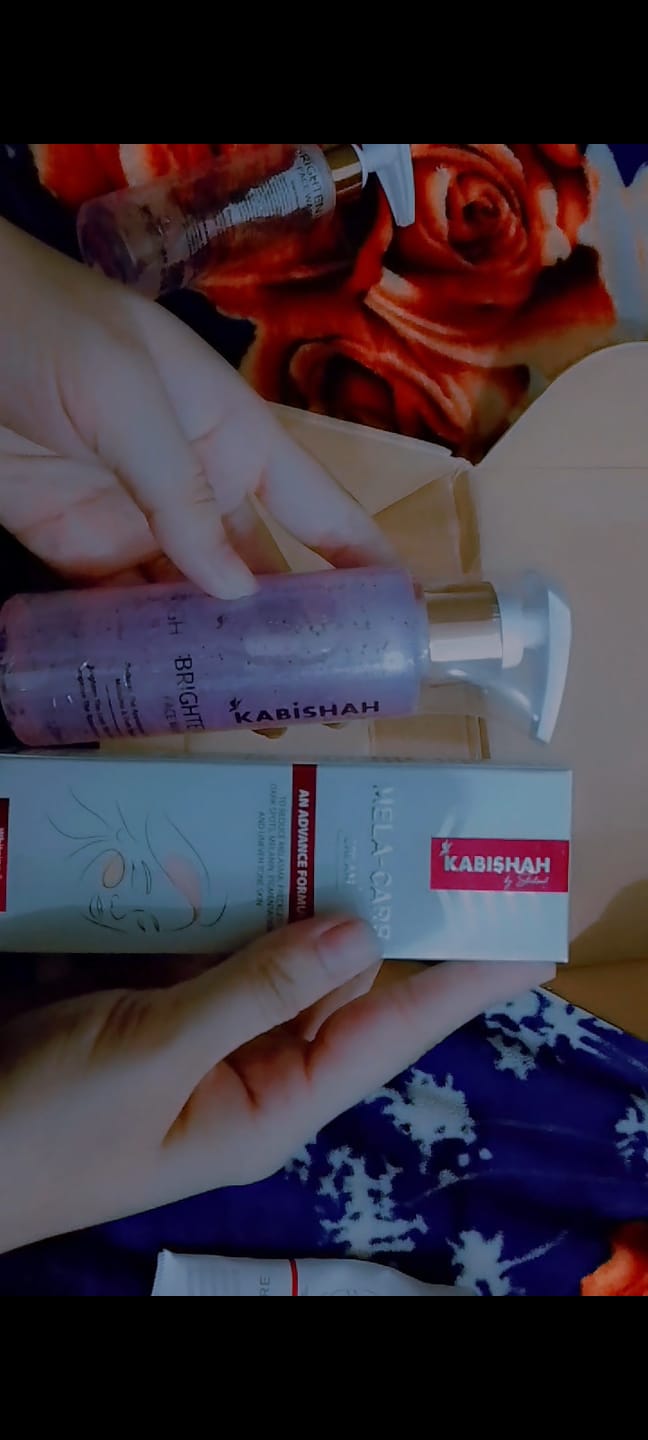 Customer photo review of Face Wash Bundle: Clear & Bright Face Fusion