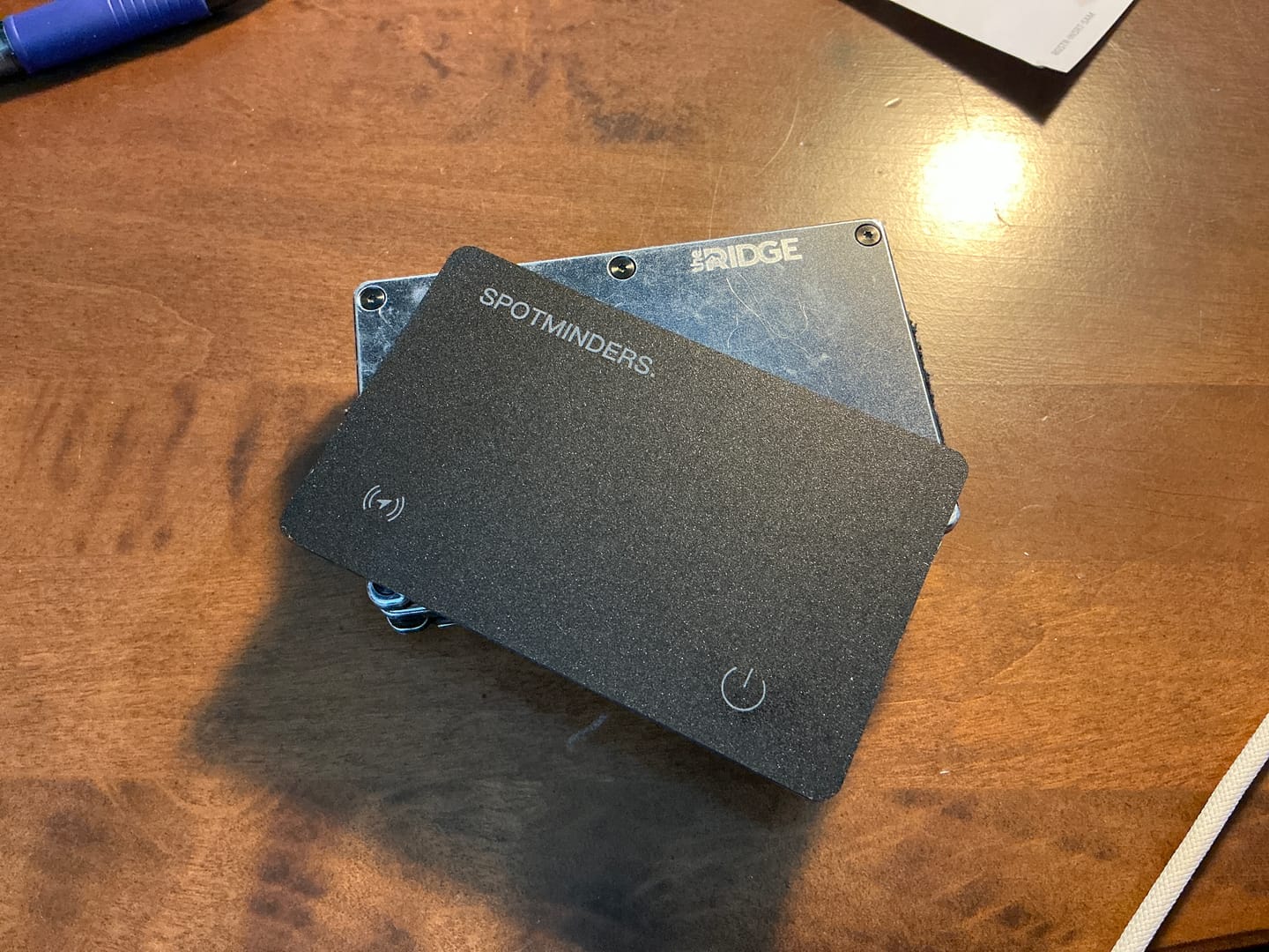 Customer photo review of SPOTMINDERS. Tracking Card