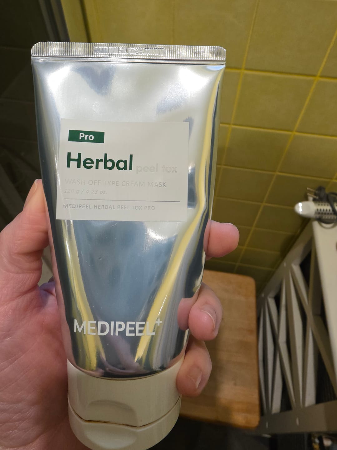 Customer photo review of Attīrošā pīlinga maska ar spīkulām Medi-Peel Herbal Peel Tox PRO