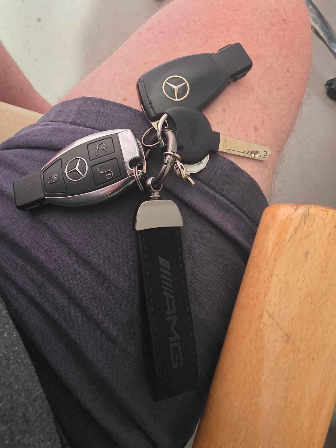 Customer photo review of MERCEDES AMG KEYCHAIN
