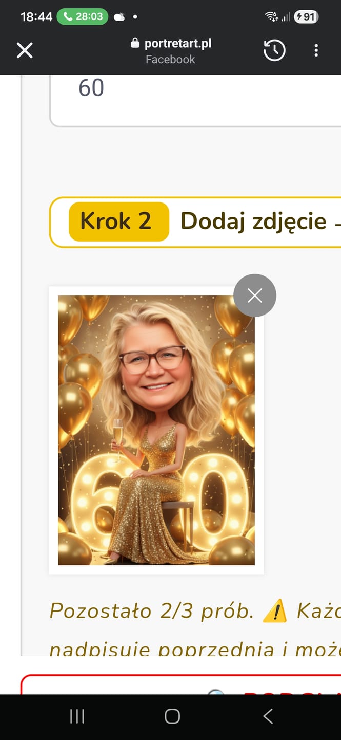Customer photo review of Karykatura ze zdjęcia – Urodzinowa #17
