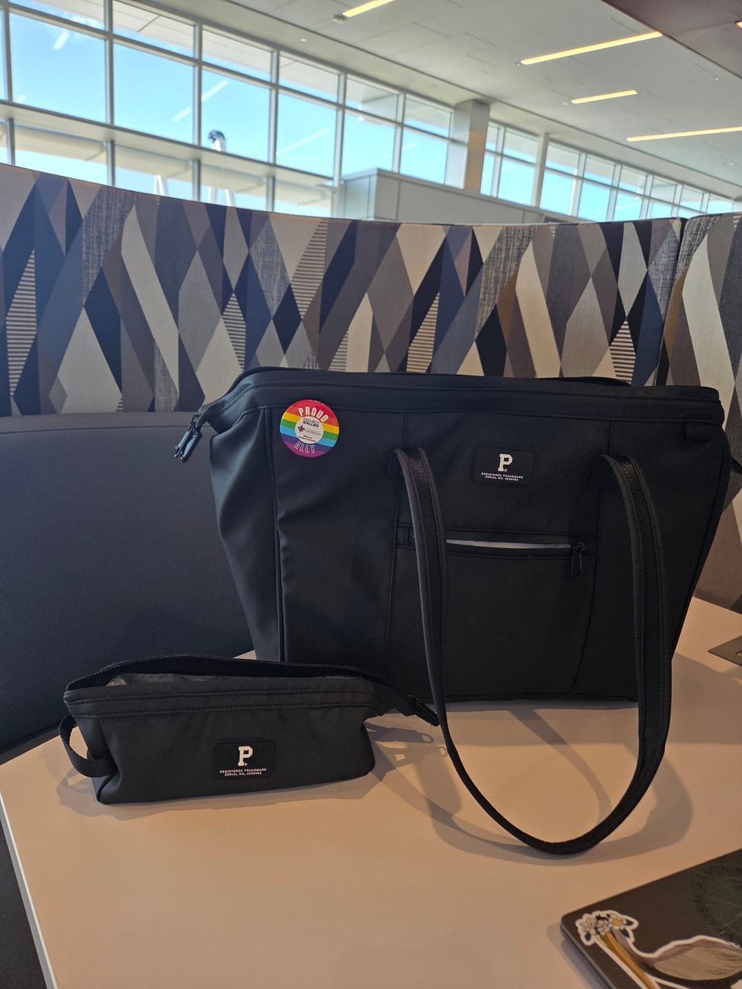Customer photo review of Personalized Cascade Tote - Standard
