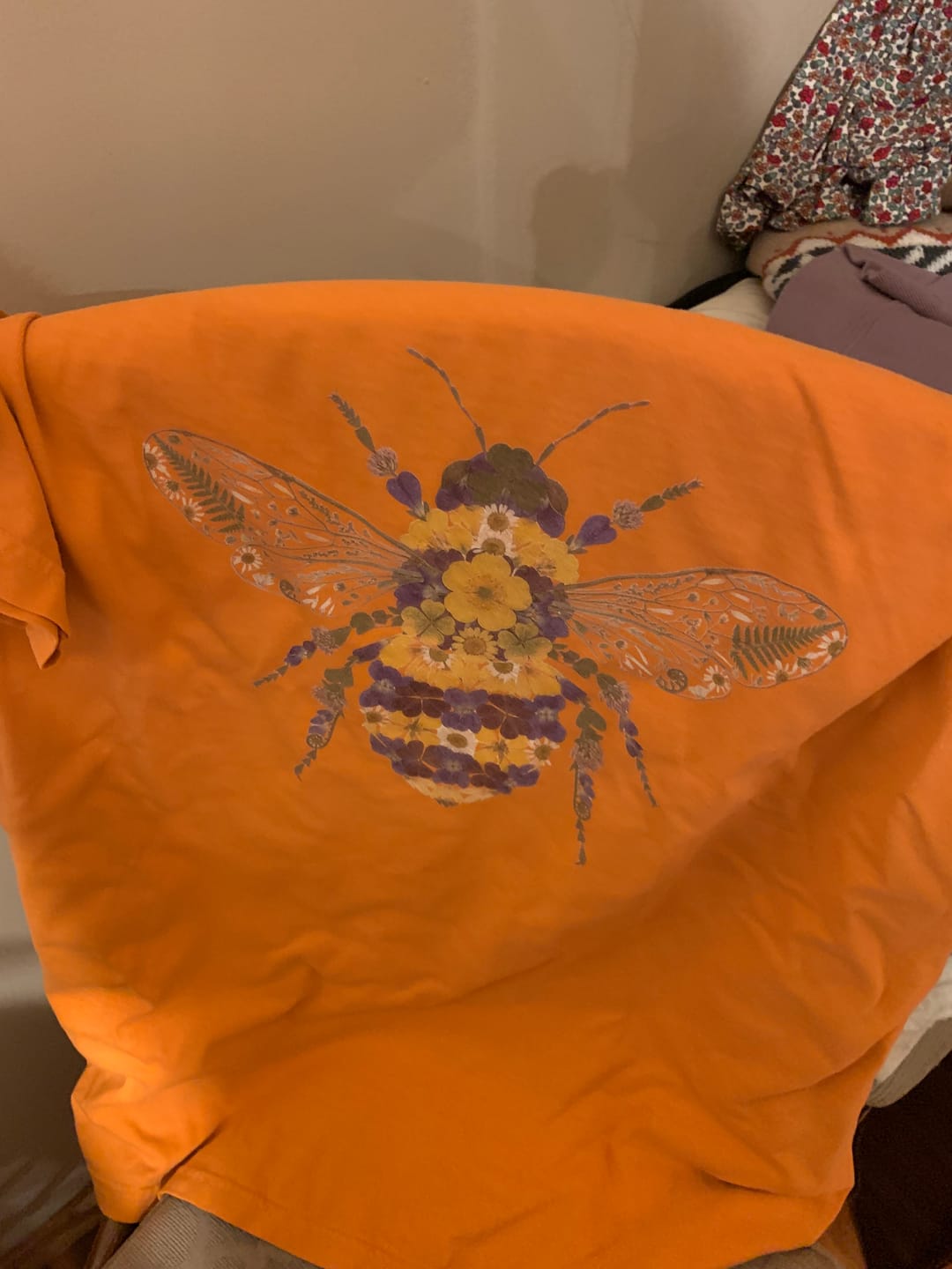 Customer photo review of Wildflower Bee T-Shirt