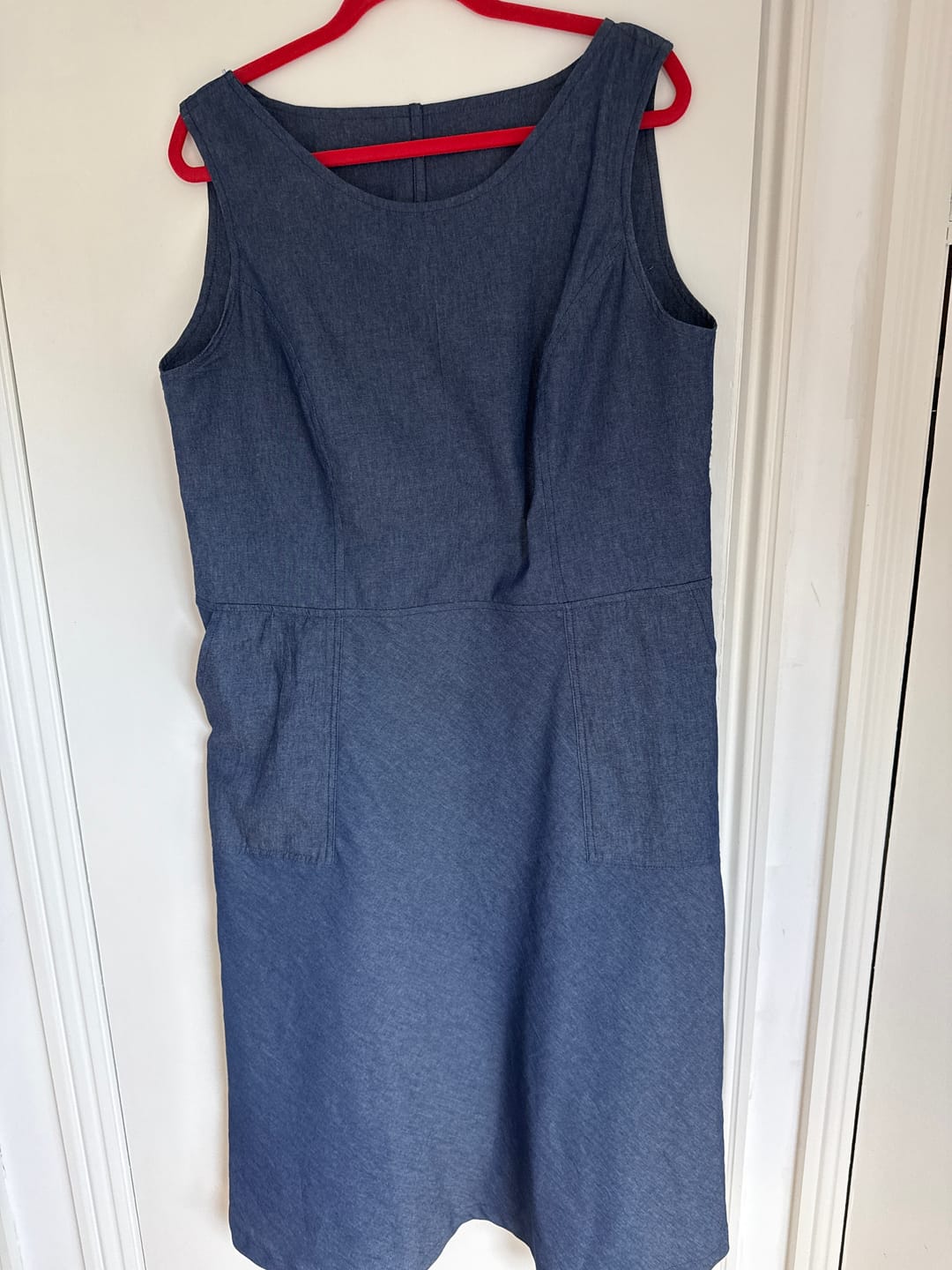 Customer photo review of Lightweight 4oz Washed Denim Fabric