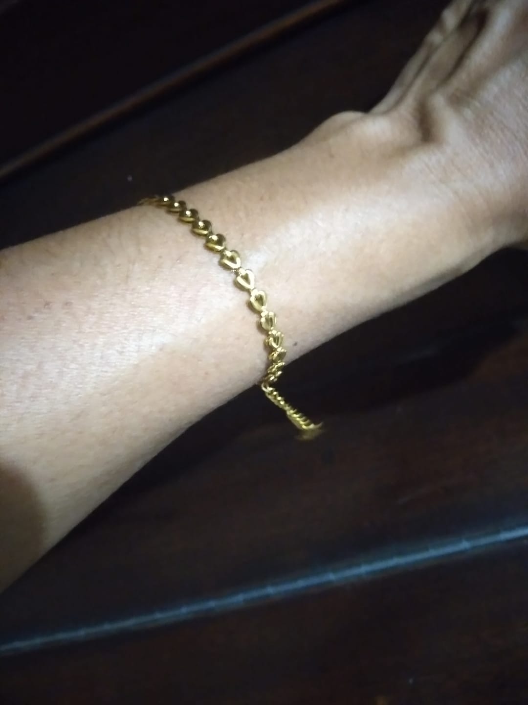 Customer photo review of Pulsera Columba
