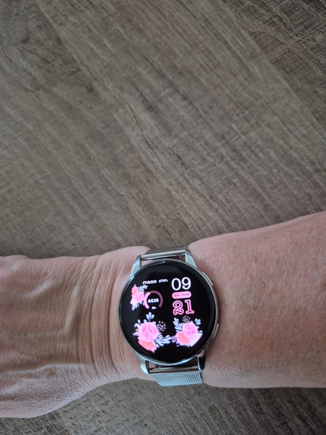Customer photo review of Siltcon® Auréa Smartwatch Dames Zilver