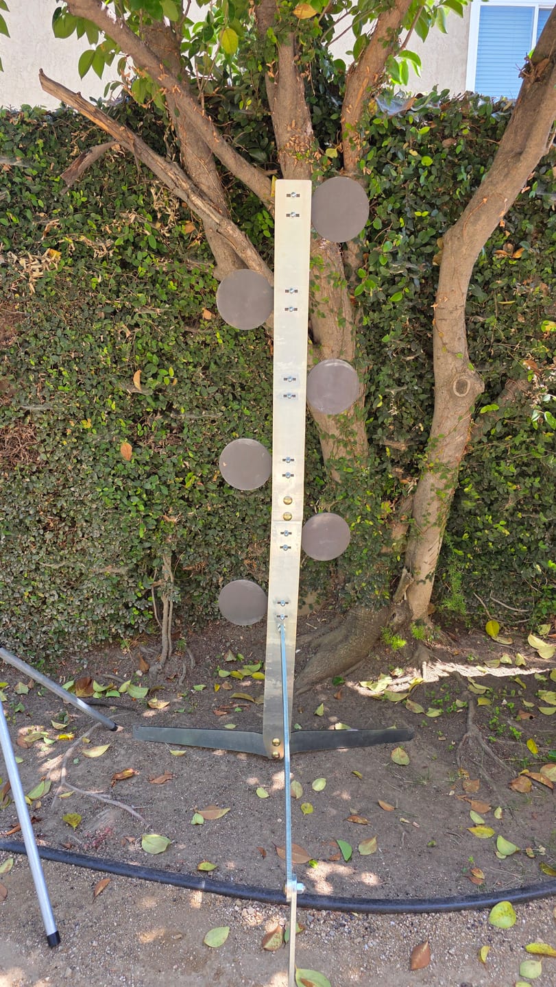 Customer photo review of Dueling Tree Target