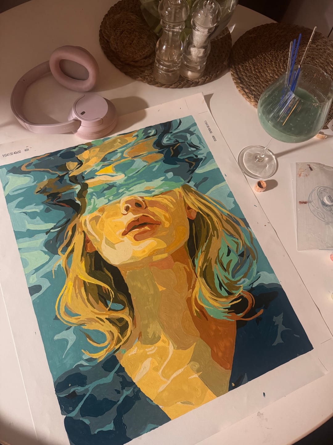 Customer photo review of Under Pt. 2 | Paint by Number