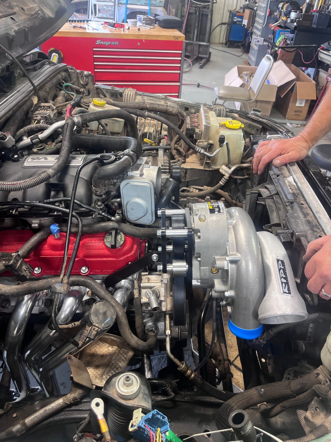 Customer photo review of 2007 - 2011 Jeep Wrangler JK/JKU Supercharger Kit