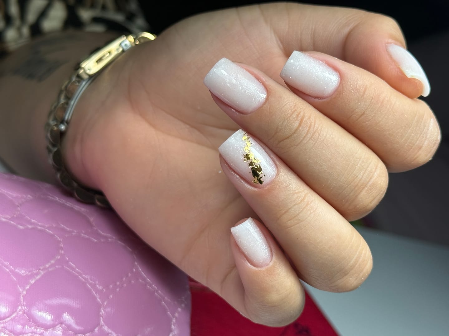 Customer photo review of Victoria Vynn Easy Fiber Gel Sparkle Milky