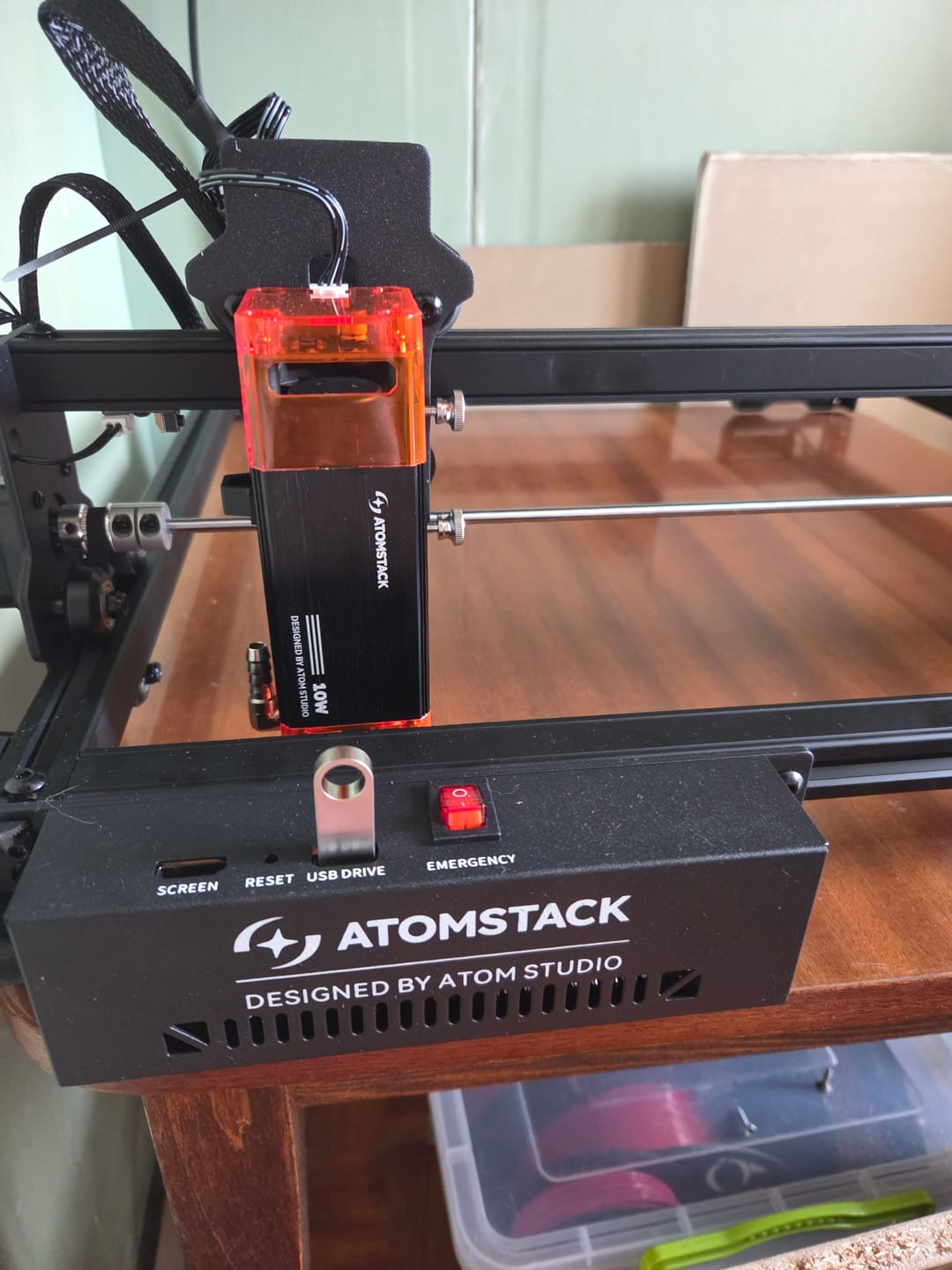 Customer photo review of AtomStack A10 Pro V2 Laser Engraver