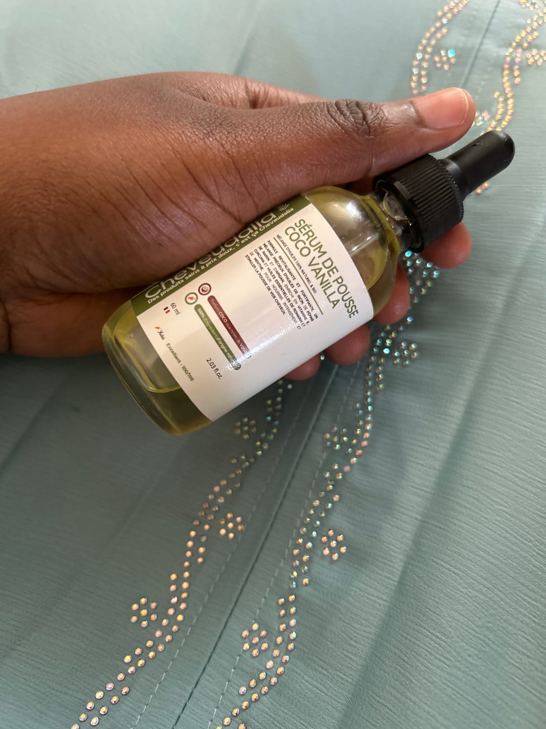 Customer photo review of Sérum de pousse