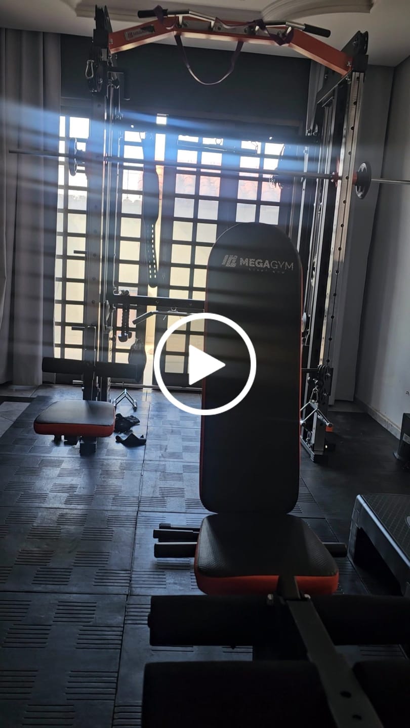 Customer video review of Kit 3 Multi Crossover Smith Com Rack Integrado + Barra Guiada