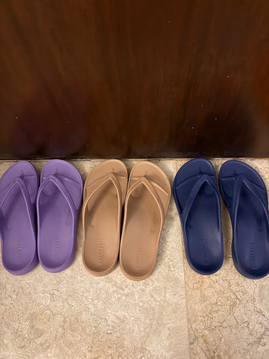 Customer photo review of Lavender - Arch Support Flip Flops