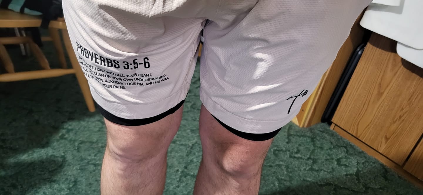 Customer photo review of Signature-Tech Liner Shorts
