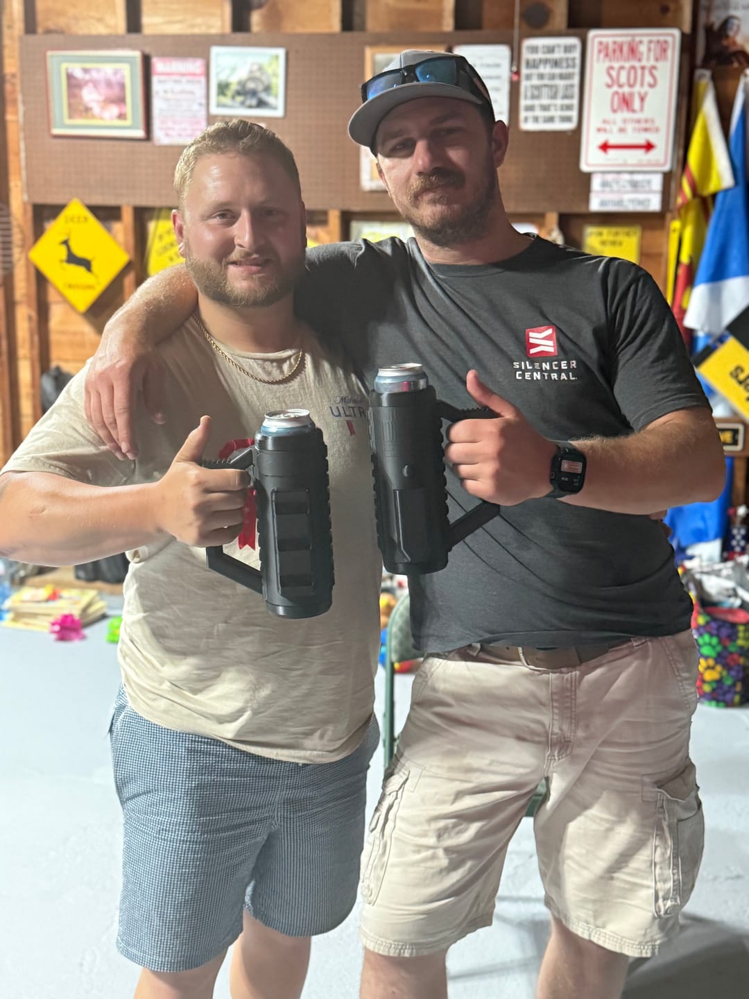 Customer photo review of Tactical Assault Can Holder