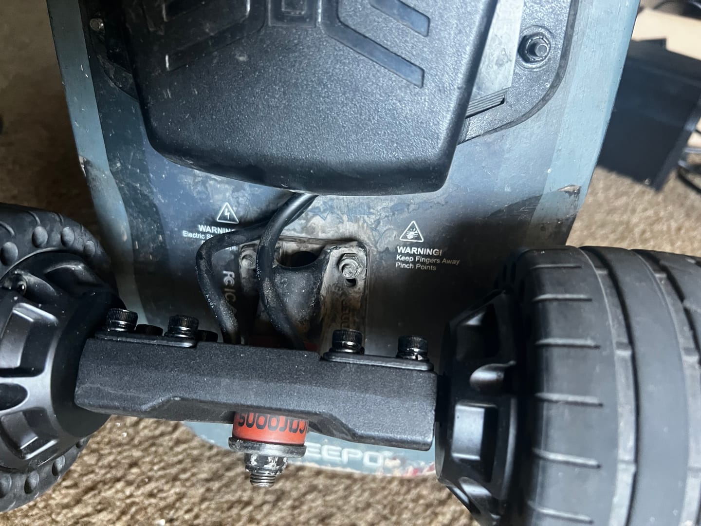 Customer photo review of Meepo Donut 105mm Hub Motor Kit