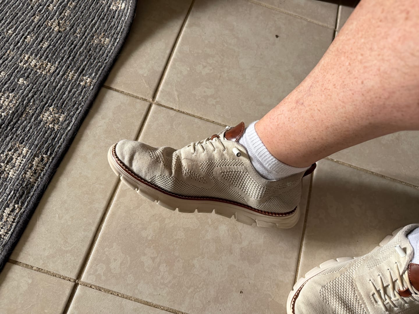Customer photo review of Ultra Comfy - Healthy and Supportive Walking Shoes