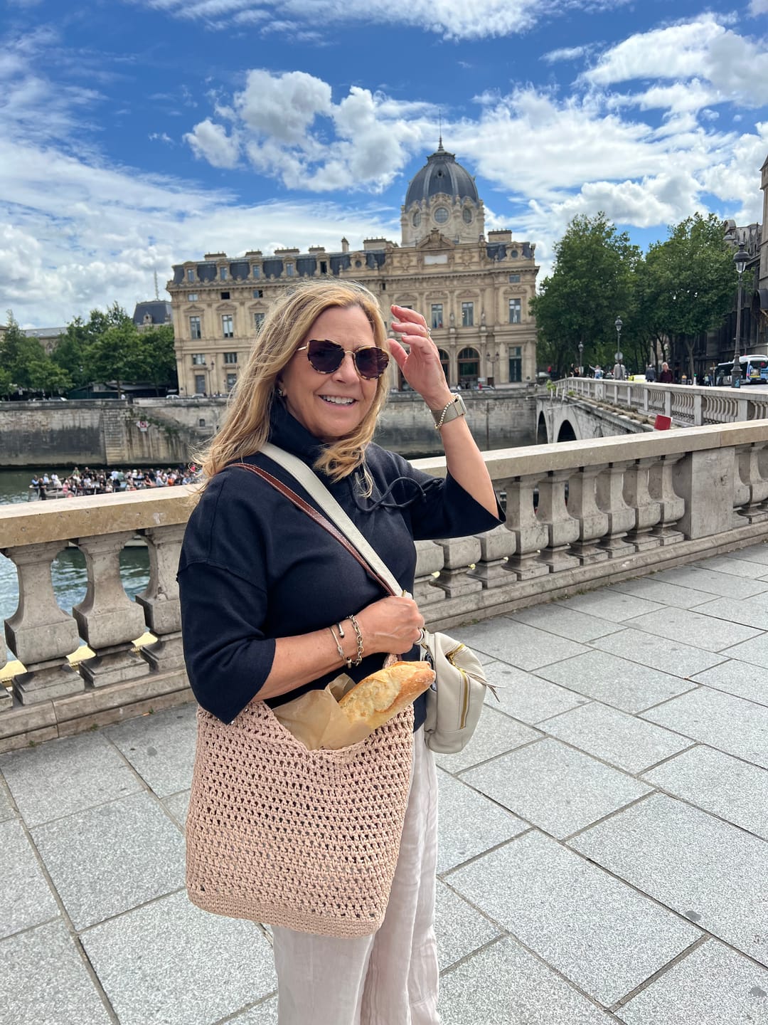 Customer photo review of CrochetPark™ Haven Hobo crochet kit