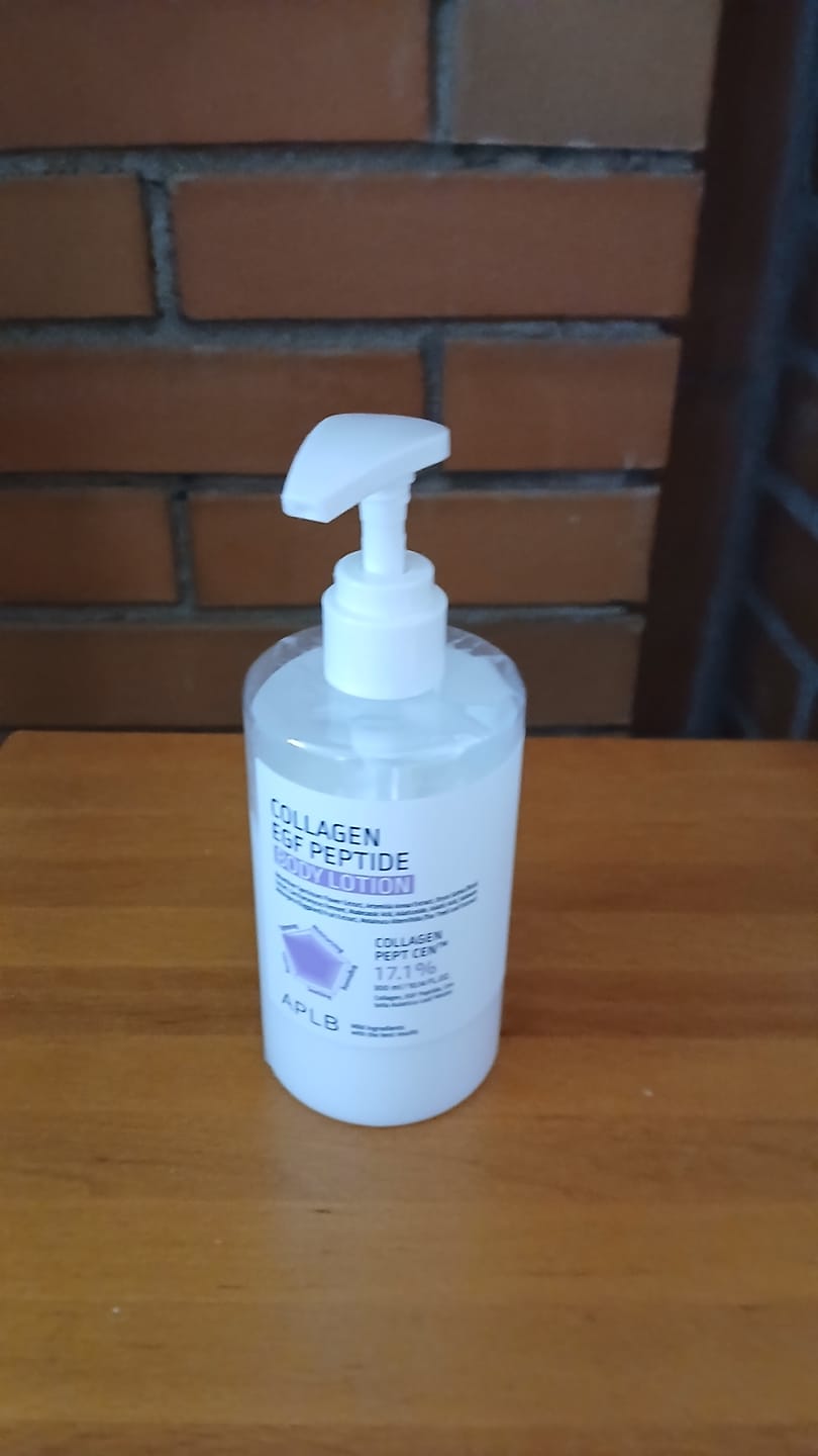 Customer photo review of Ķermeņa losjons ādas elastībai APLB Collagen EGF Peptide Body Lotion