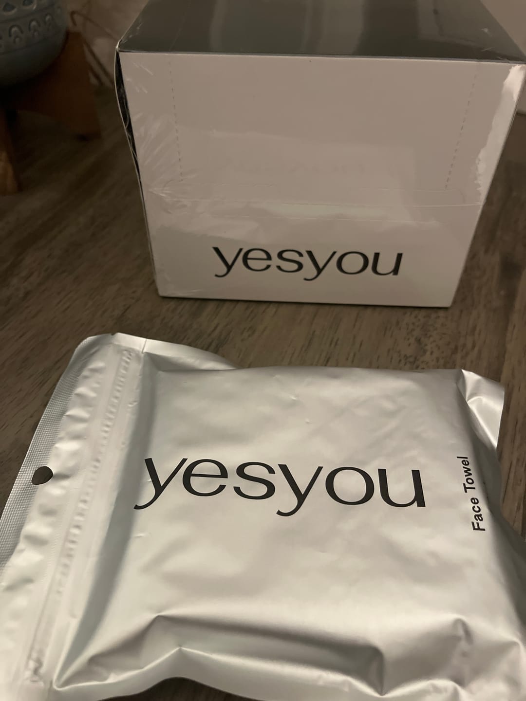 Customer photo review of Single-Use Face Towels