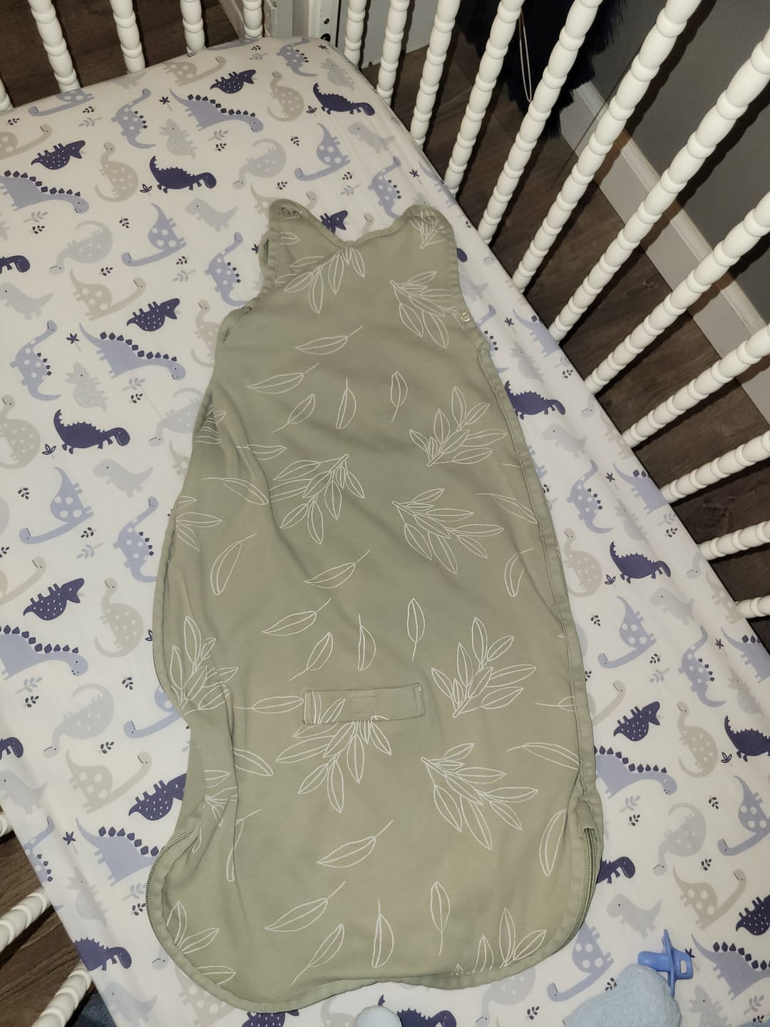 Customer photo review of 4 Season® Ultimate Baby Sleep Bag, Merino Wool & Organic Cotton, Sage