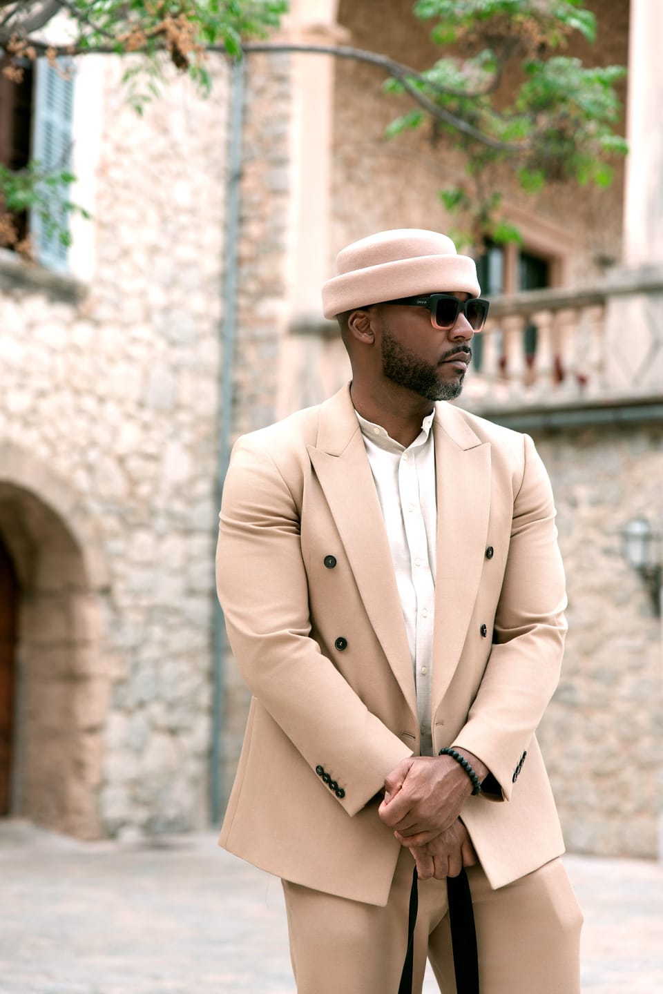 Customer photo review of London Pillbox Hat - Nude