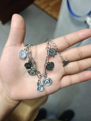 Customer photo review of BT21 Metal Charm Bracelet - BTS