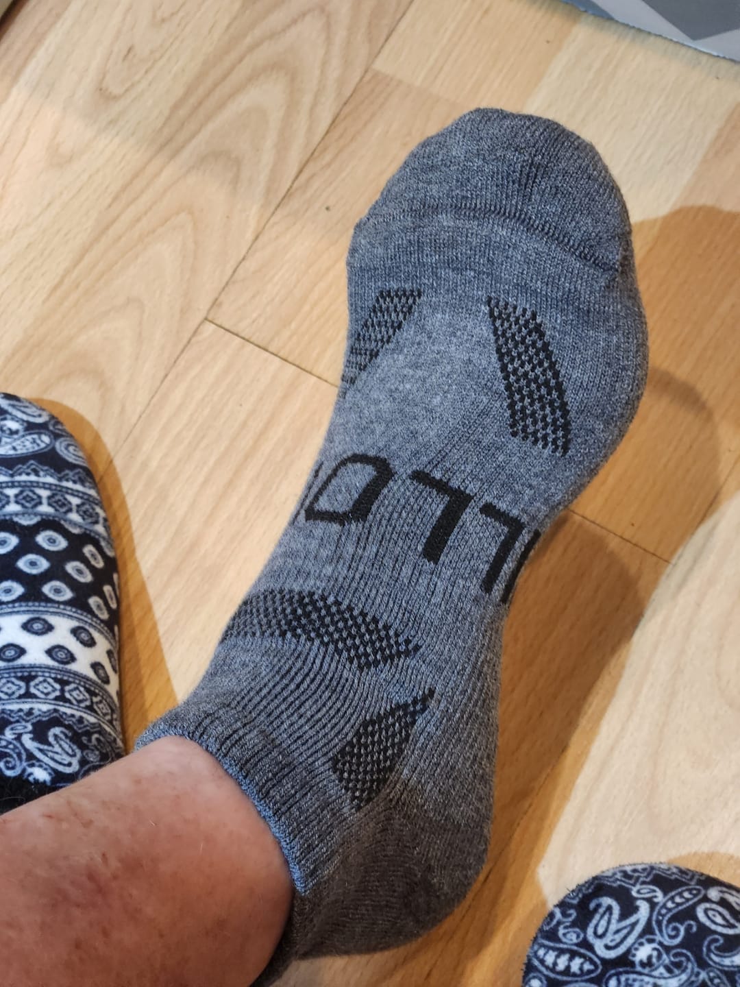 Customer photo review of The Alpaca Socks