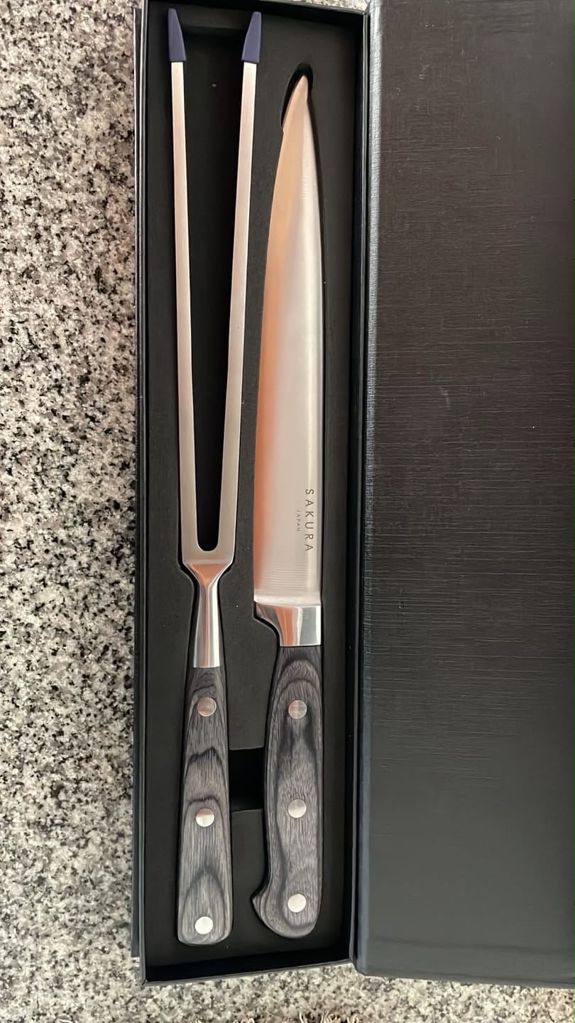Customer photo review of Set Parrillero Sakura Vintage Black Roast - 2 Piezas