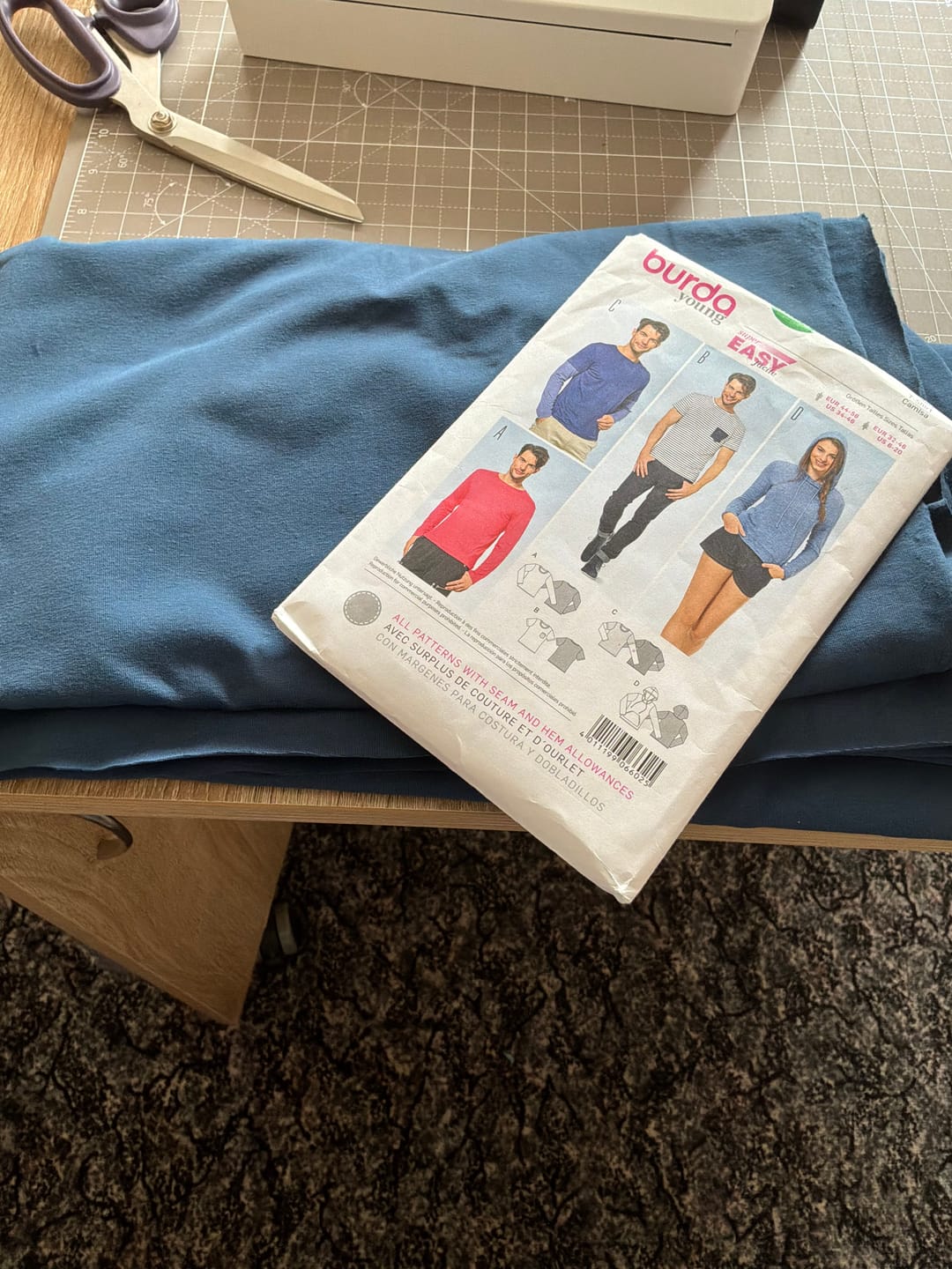 Customer photo review of Plain French Terry Fabric