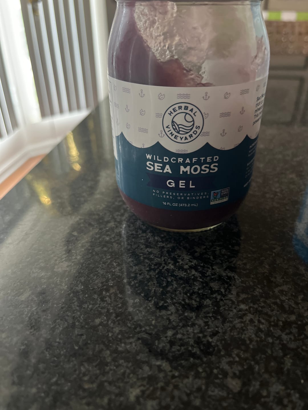 Customer photo review of EXCLUSIVE PURPLE SEA MOSS GEL