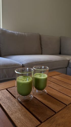 Customer photo review of FLUR Tasting Glasses
