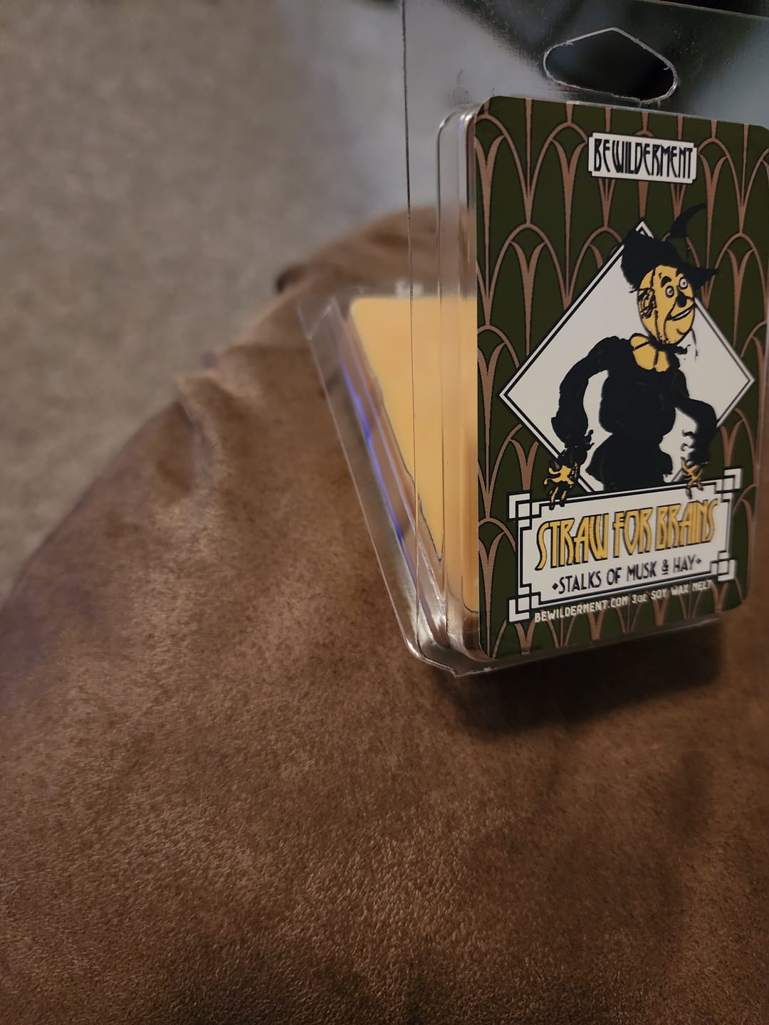 Customer photo review of Straw for Brains Wax Melts