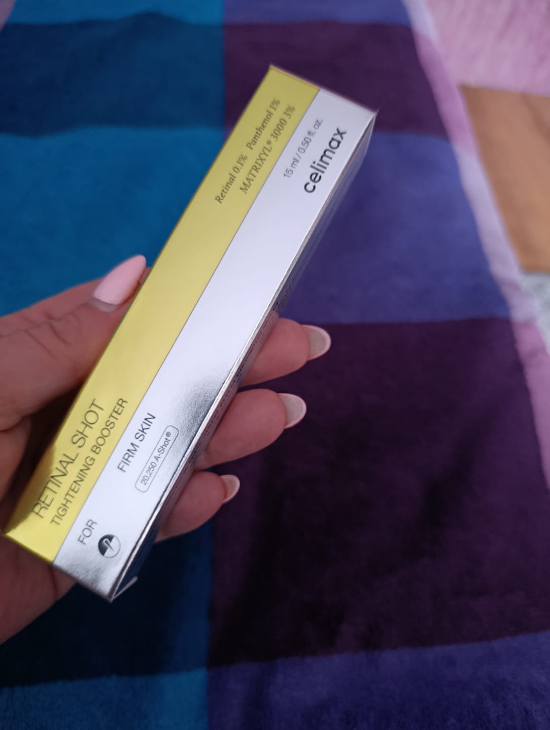 Customer photo review of Liftinga efektu piešķirošs krēms-būsteris ar retinālu Celimax THE -A Retinal Shot Tightening Booster